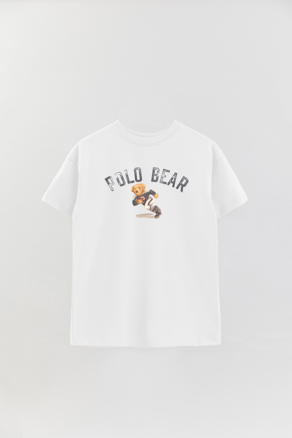 REMERA OVER ESTAMPADA UNISEX BEAR POLO