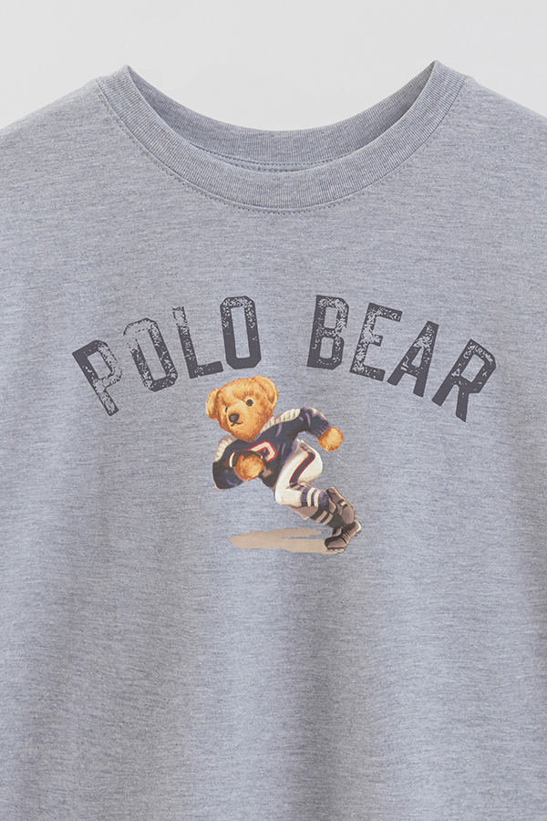 REMERA OVER ESTAMPADA UNISEX BEAR POLO