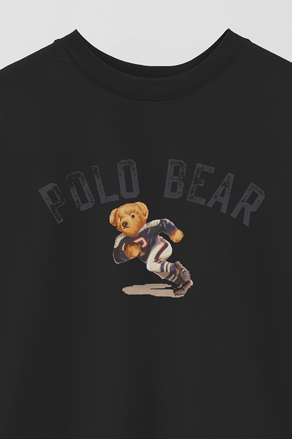 REMERA OVER ESTAMPADA UNISEX BEAR POLO