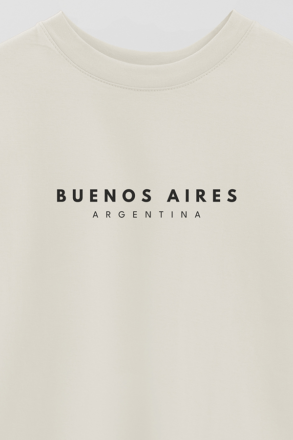 REMERA OVER ESTAMPADA ARG BD BUENOS AIRES