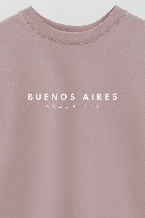 REMERA OVER ESTAMPADA ARG BD BUENOS AIRES