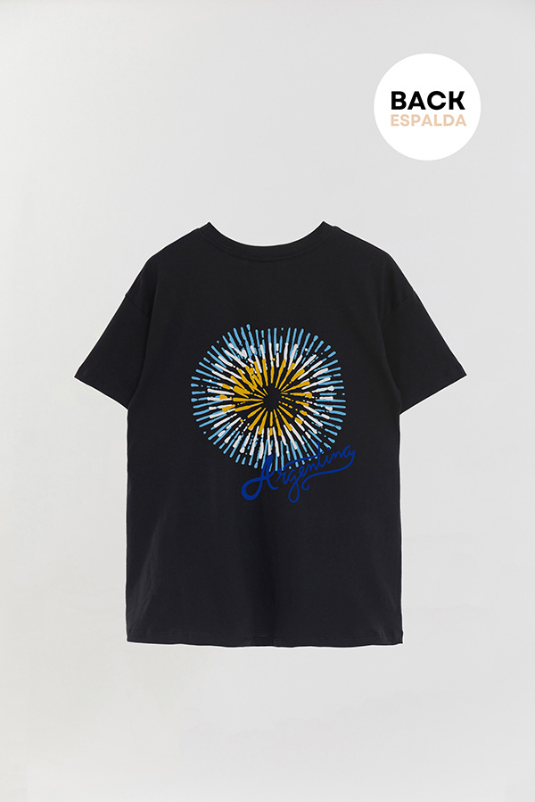 REMERA OVER ESTAMPADA ARG ESCARAPELA