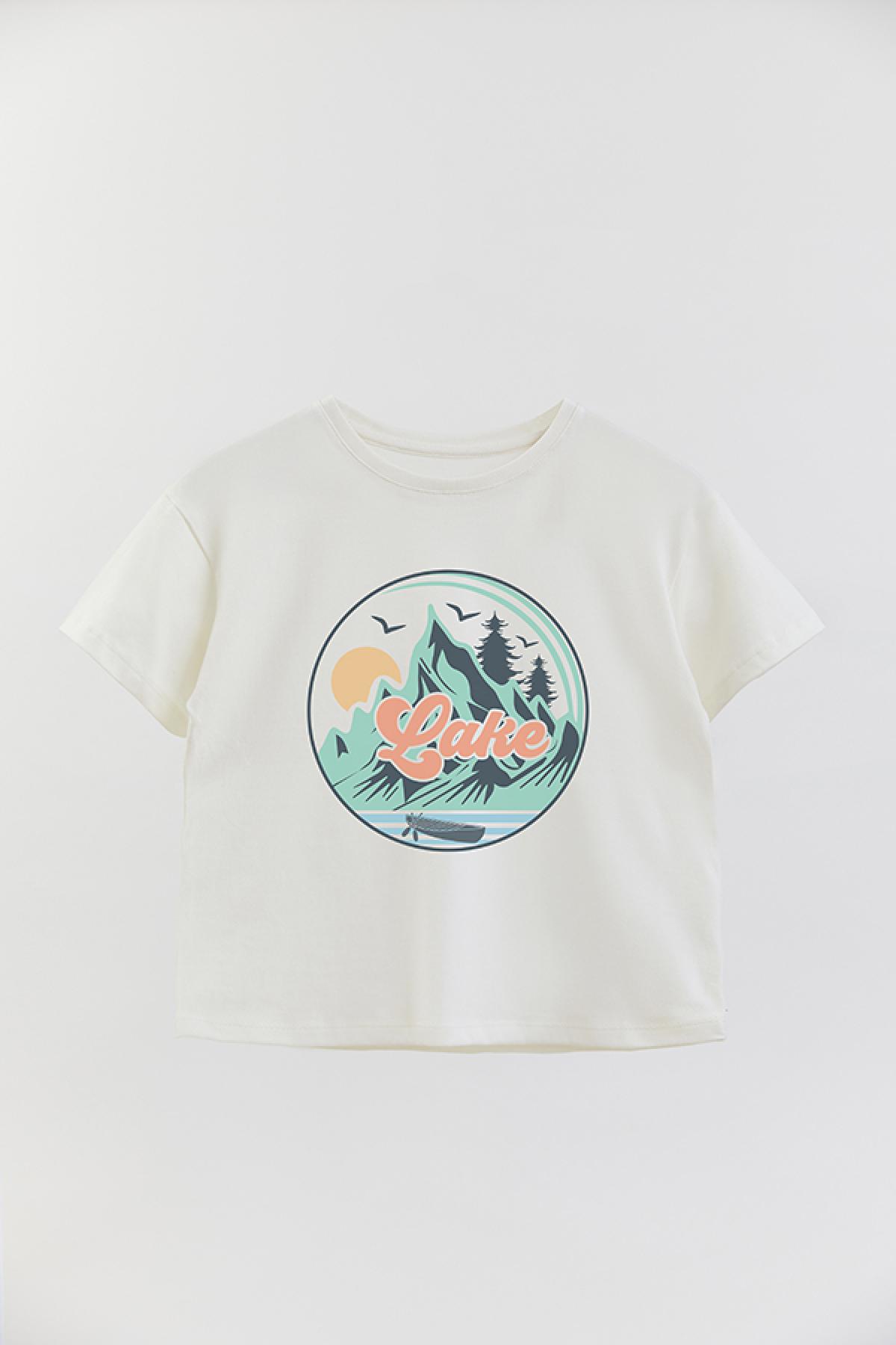 REMERA BOY OVER LAKE RETRO