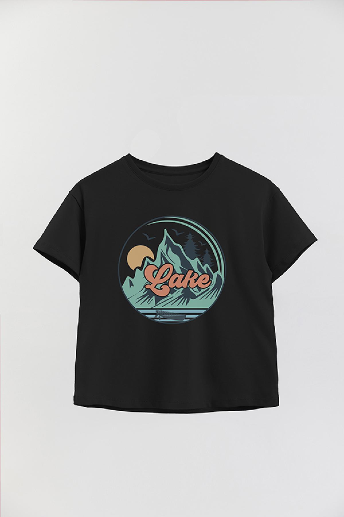 REMERA BOY OVER LAKE RETRO