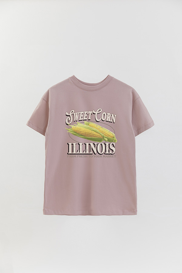 REMERA OVER ESTAMPADA CORN
