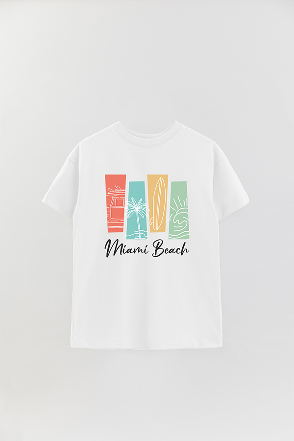 REMERA OVER ESTAMPADA MIAMI BEACH CLR