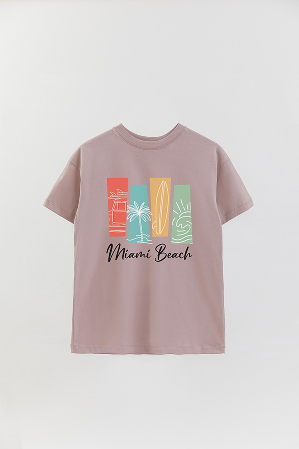 REMERA OVER ESTAMPADA MIAMI BEACH CLR