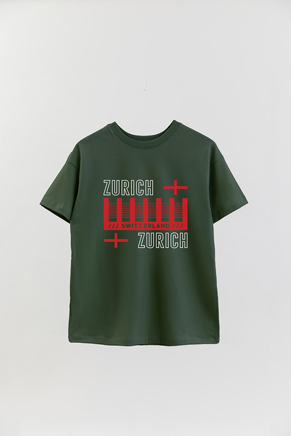 REMERA OVER ESTAMPADA CT ZURICH