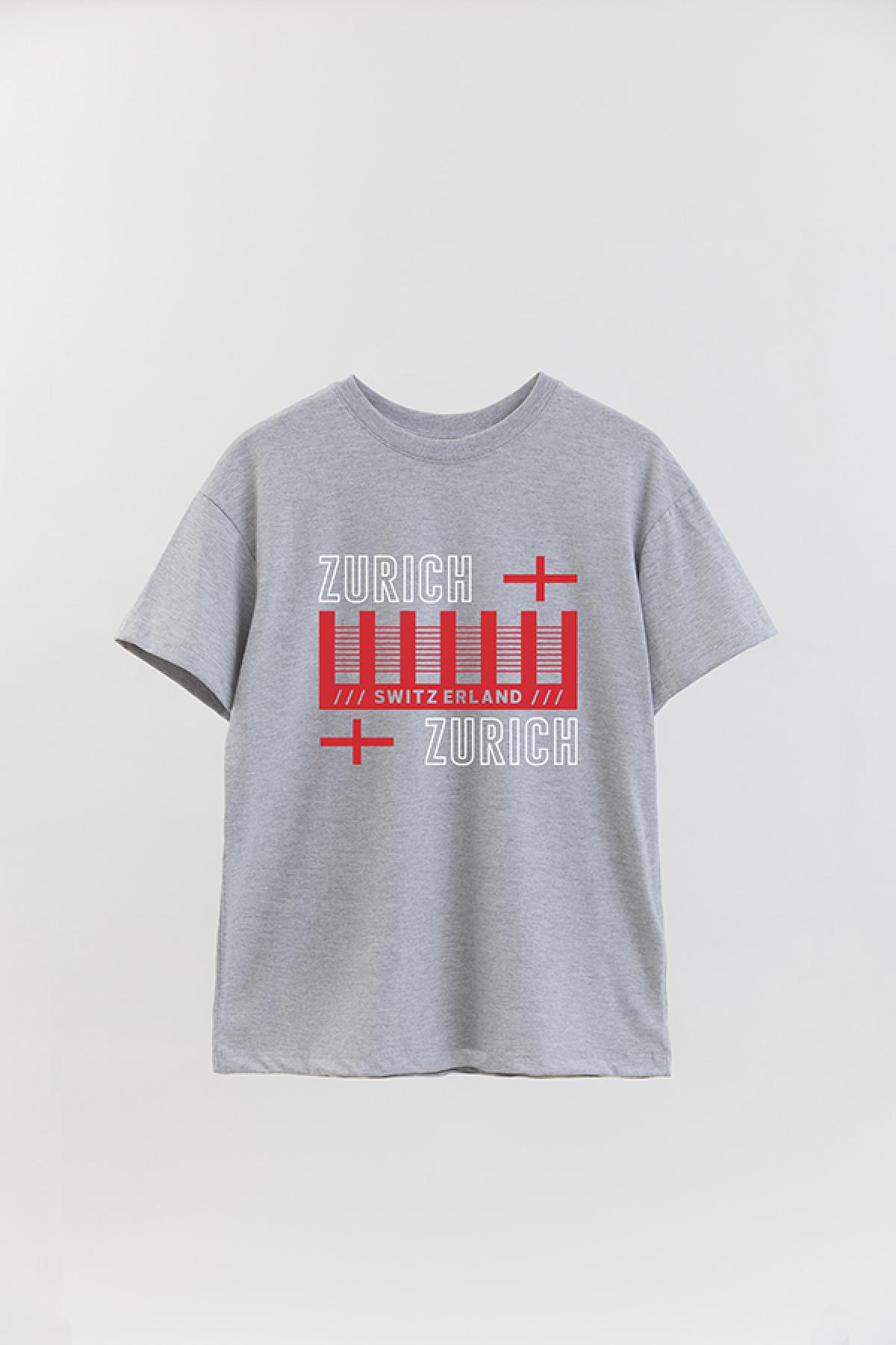 REMERA OVER ESTAMPADA CT ZURICH