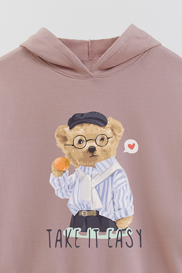 HOODIE RUSTICO KID TEDDY TAKE IT EASY BLINK