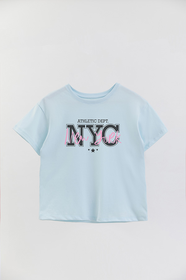 REMERA GIRL OVER NEW YORK
