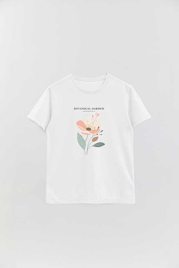 REMERA BASICA ESTAMPADA GARDEN 43