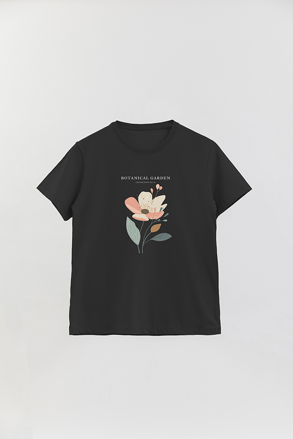 REMERA BASICA ESTAMPADA GARDEN 43