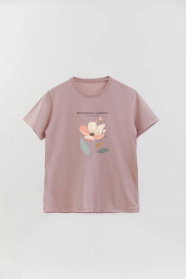 REMERA BASICA ESTAMPADA GARDEN 43