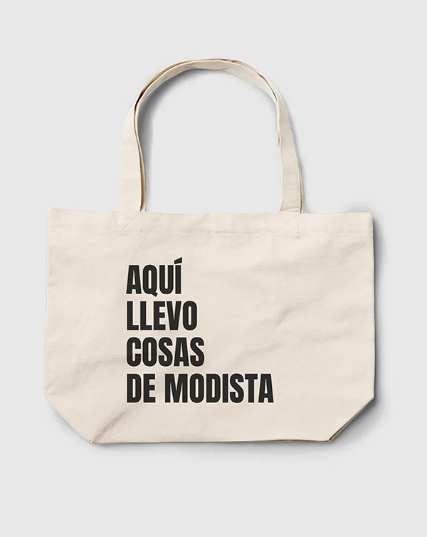 TOTE BAG AQUI LLEVO MODISTA