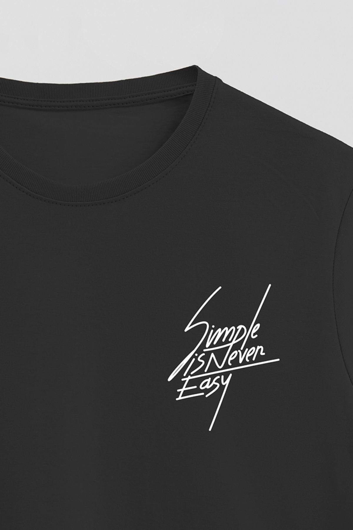 REMERA BASICA ESTAMPADA CL SIMPLE IS NEVER EASY