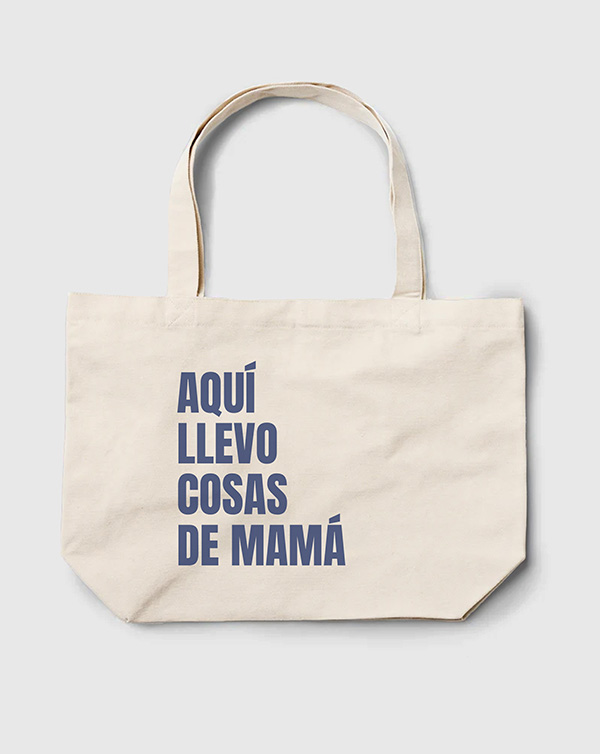 TOTE BAG AQUI LLEVO MAMÁ