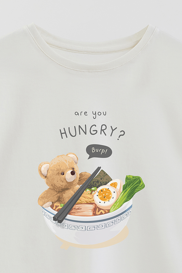 REMERA GB OVERSIZE TEDDY ARE YOU HUNGRY