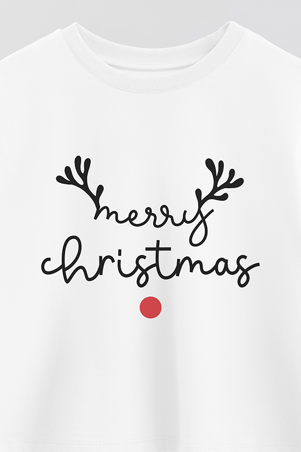 REMERA CROP MERRY CHRISTMAS 1