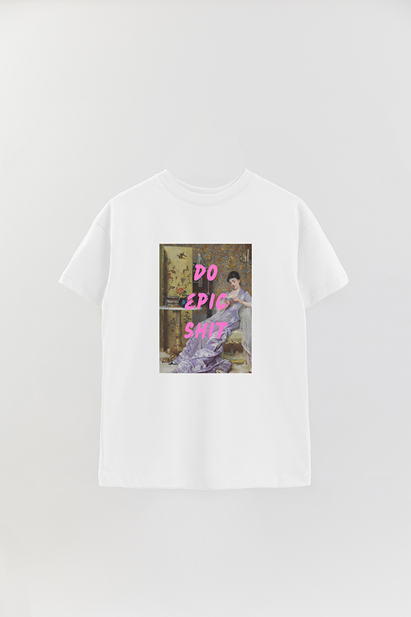REMERA OVER ESTAMPADA ART COLLECTION 53 DO EPIC SHIT