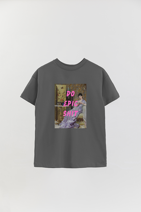 REMERA OVER ESTAMPADA ART COLLECTION 53 DO EPIC SHIT