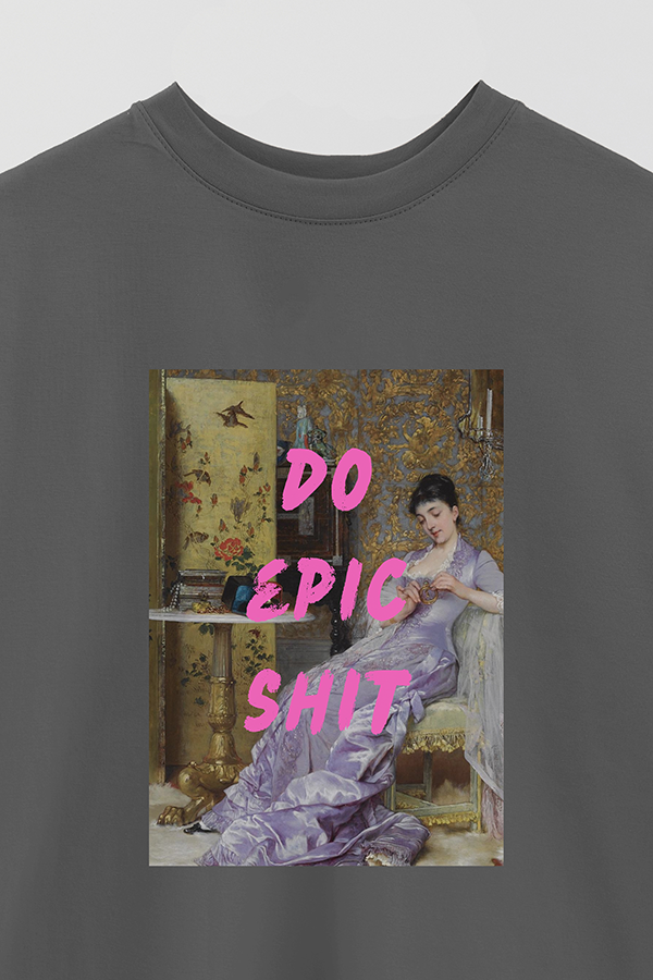 REMERA OVER ESTAMPADA ART COLLECTION 53 DO EPIC SHIT