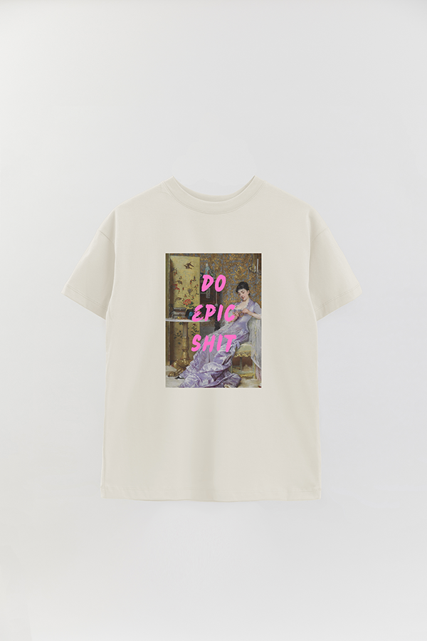REMERA OVER ESTAMPADA ART COLLECTION 53 DO EPIC SHIT