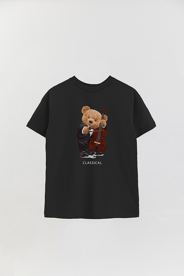 REMERA OVER ESTAMPADA UNISEX TEDDY CLASSICAL
