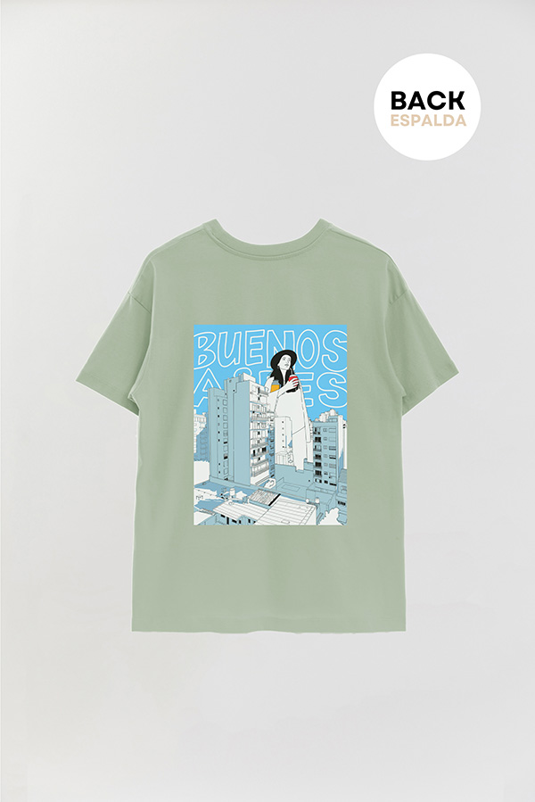 REMERA OVER ESTAMPADA ARG BUENOS AIRES 1