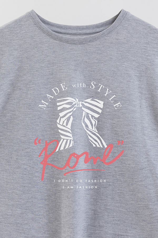 REMERA GIRL OVER ROME