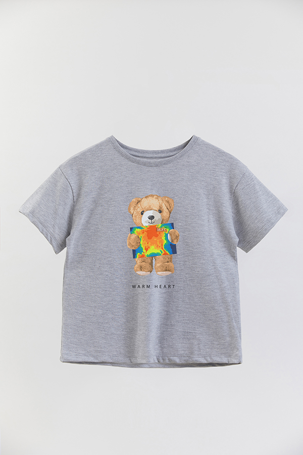 REMERA GB OVERSIZE TEDDY WARM HEART