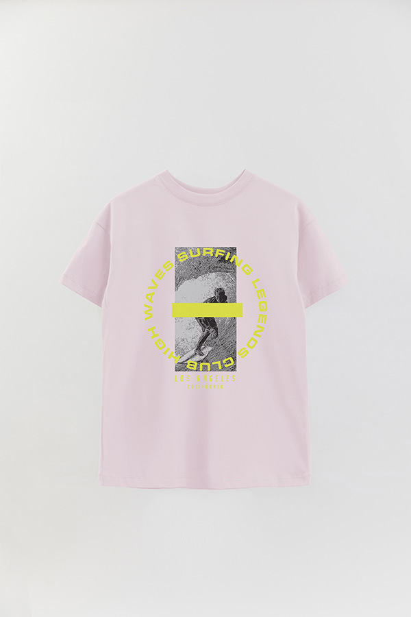 REMERA OVER ESTAMPADA SURFING LEGENDS
