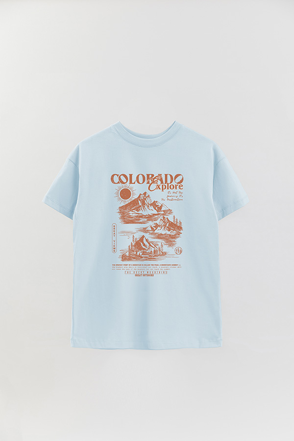REMERA OVER ESTAMPADA COLORADO EXPLORER LIGHT