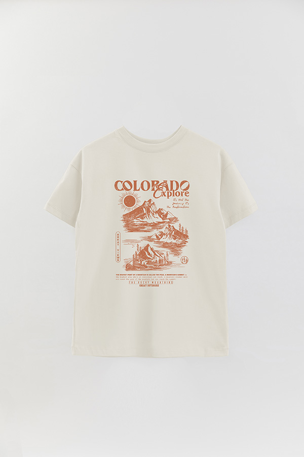 REMERA OVER ESTAMPADA COLORADO EXPLORER LIGHT