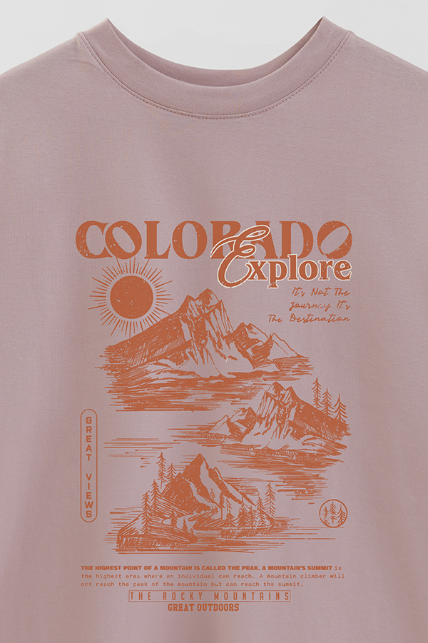 REMERA OVER ESTAMPADA COLORADO EXPLORER LIGHT