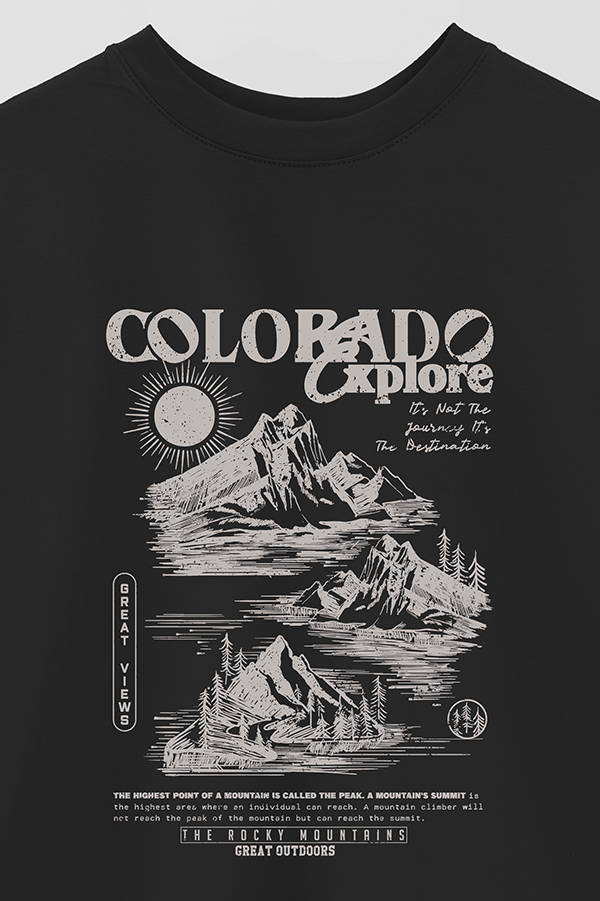 REMERA OVER ESTAMPADA COLORADO EXPLORER LIGHT
