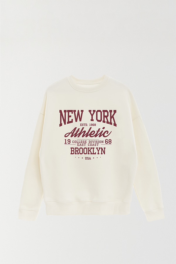 BUZO CREWNECK ESTAMPADO VARSITY NEW YORK ATHLETIC