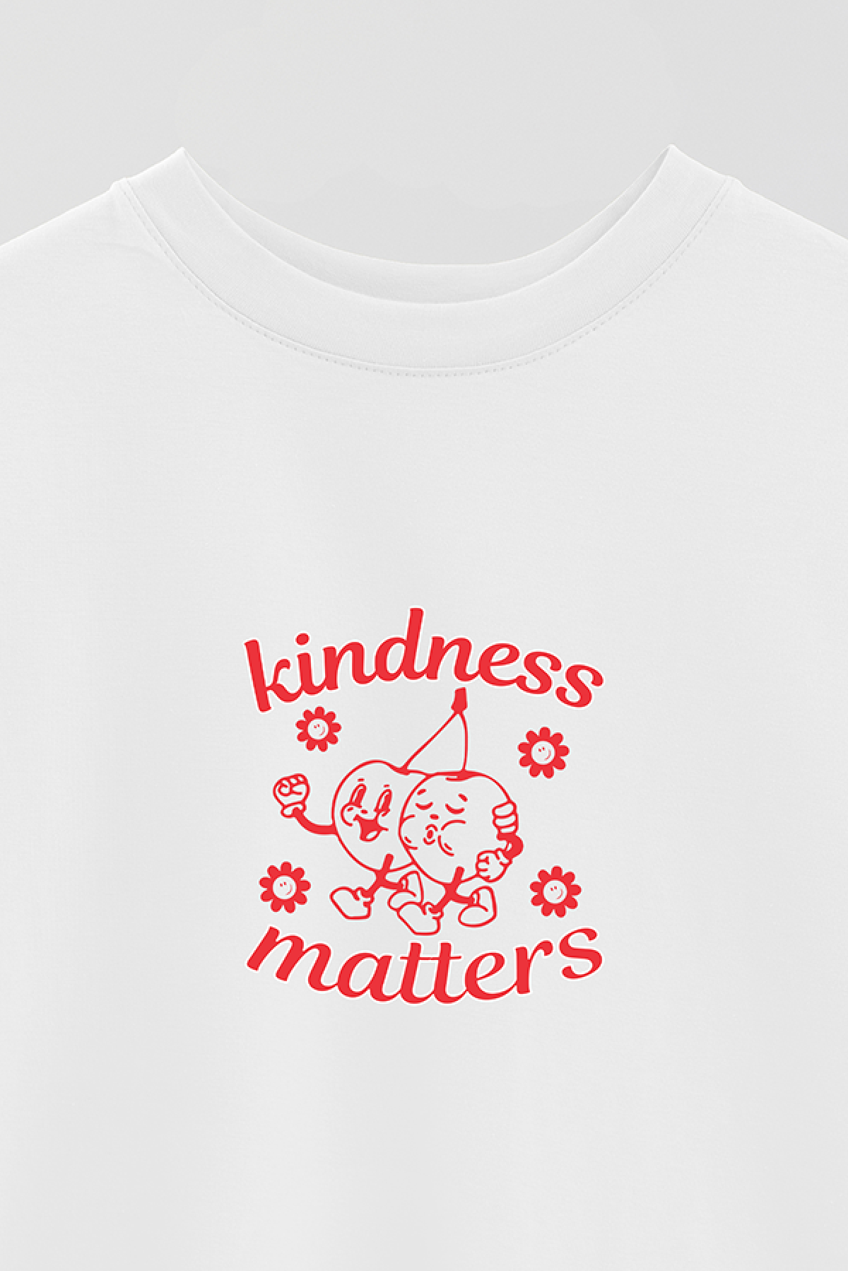 REMERA OVER ESTAMPADA BH KINDNESS