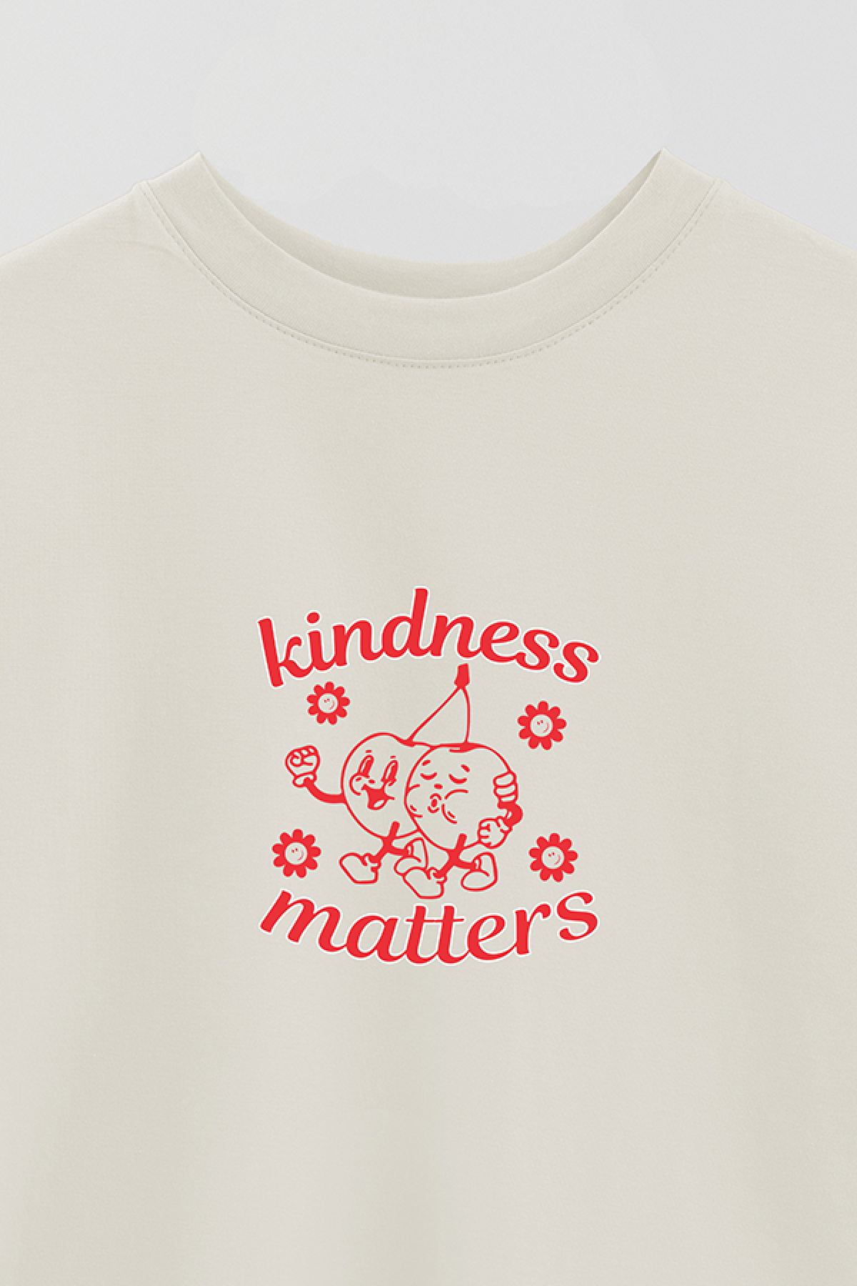 REMERA OVER ESTAMPADA BH KINDNESS