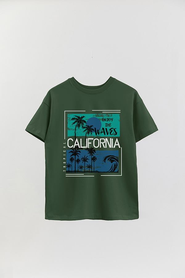 REMERA OVER ESTAMPADA CALIFORNIA WAVES