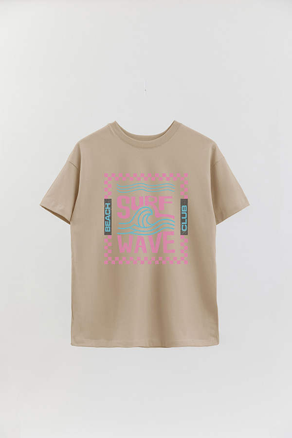 REMERA OVER ESTAMPADA SURF WAVE
