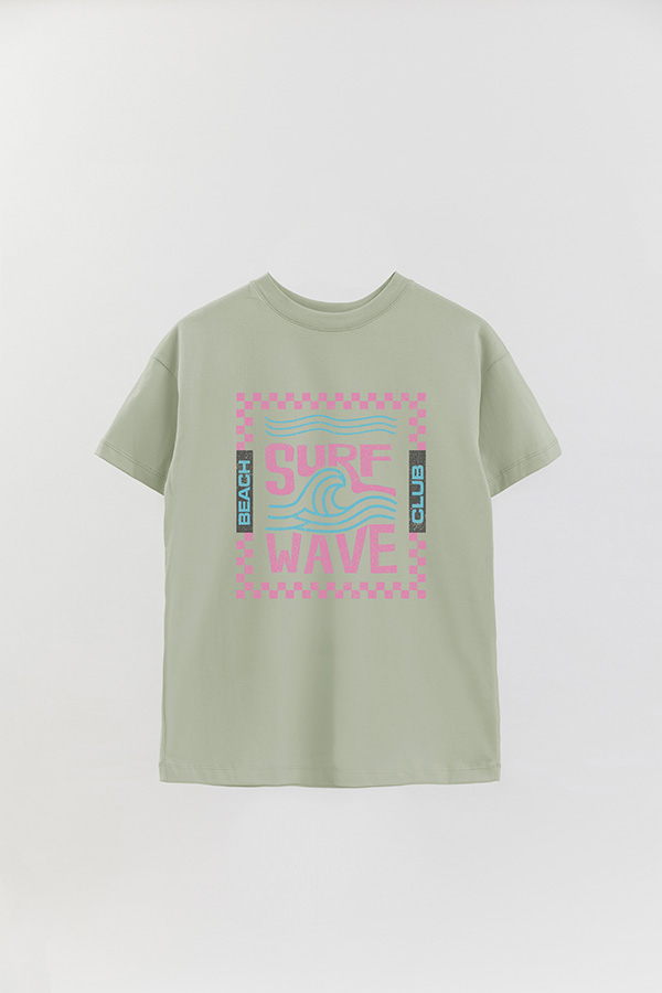 REMERA OVER ESTAMPADA SURF WAVE