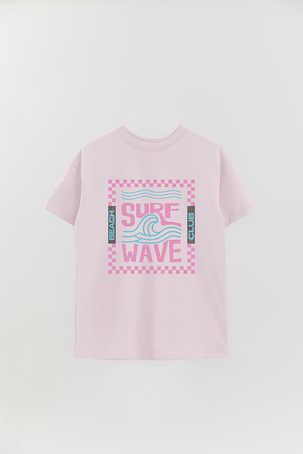 REMERA OVER ESTAMPADA SURF WAVE
