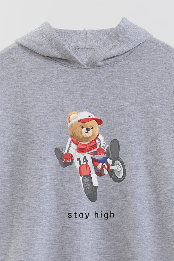 HOODIE RUSTICO KIDS TEDDY HIGH