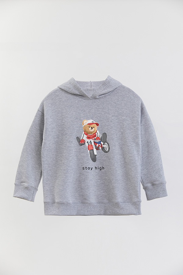 HOODIE RUSTICO KIDS TEDDY HIGH