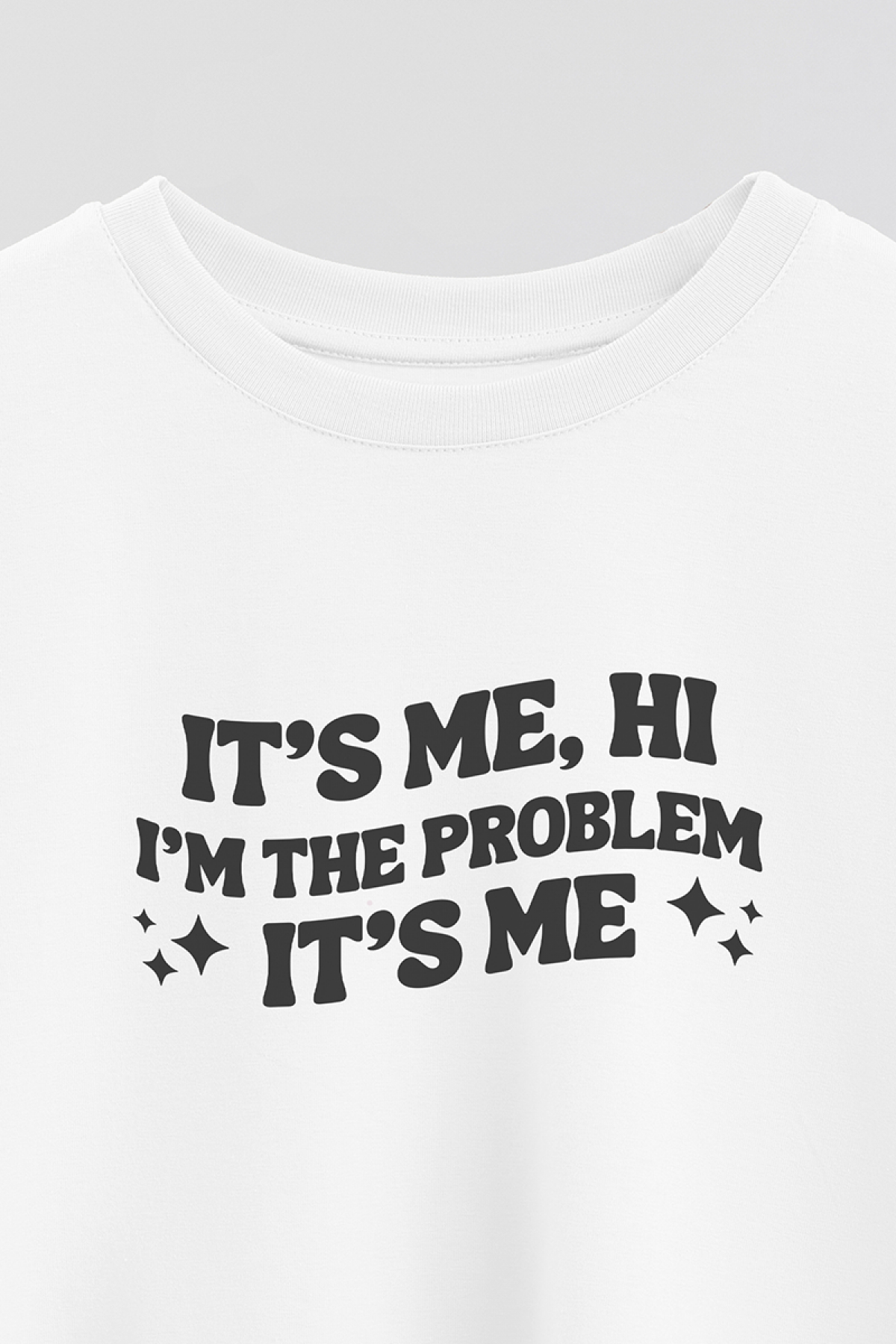 REMERA CROP ESTAMPADA TL IT'S ME HI