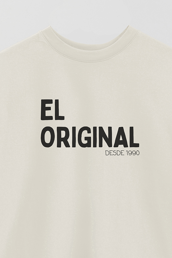 REMERA OVER ESTAMPADA DDP EL ORIGINAL