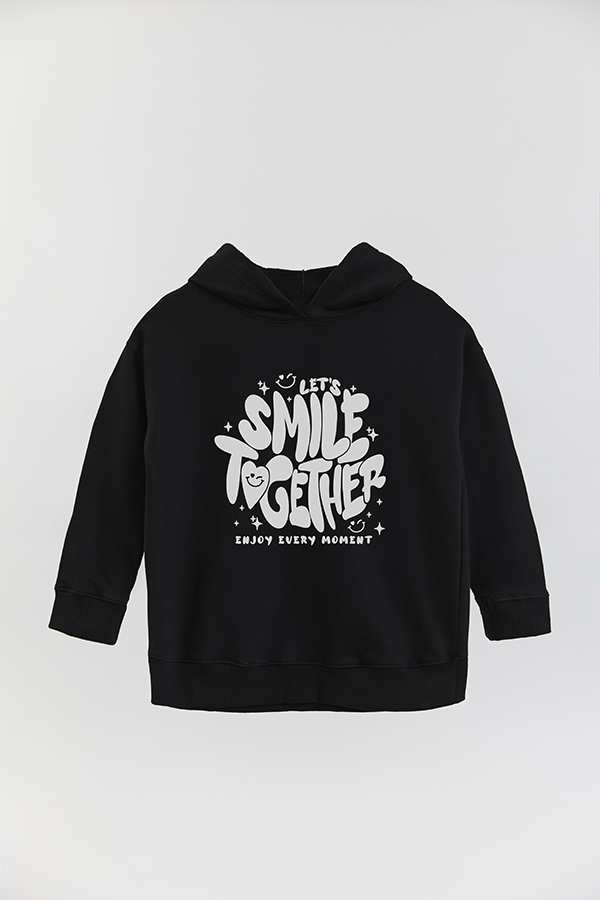 HOODIE RUSTICO GIRL URBAN LET'S SMILE TOGETHER