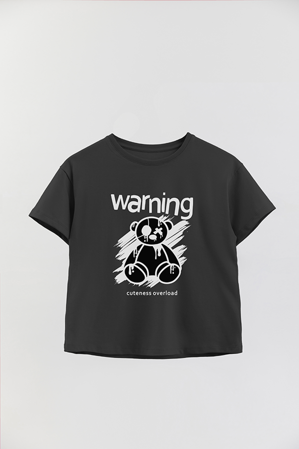 REMERA BOY OVER TEDDY WARNING