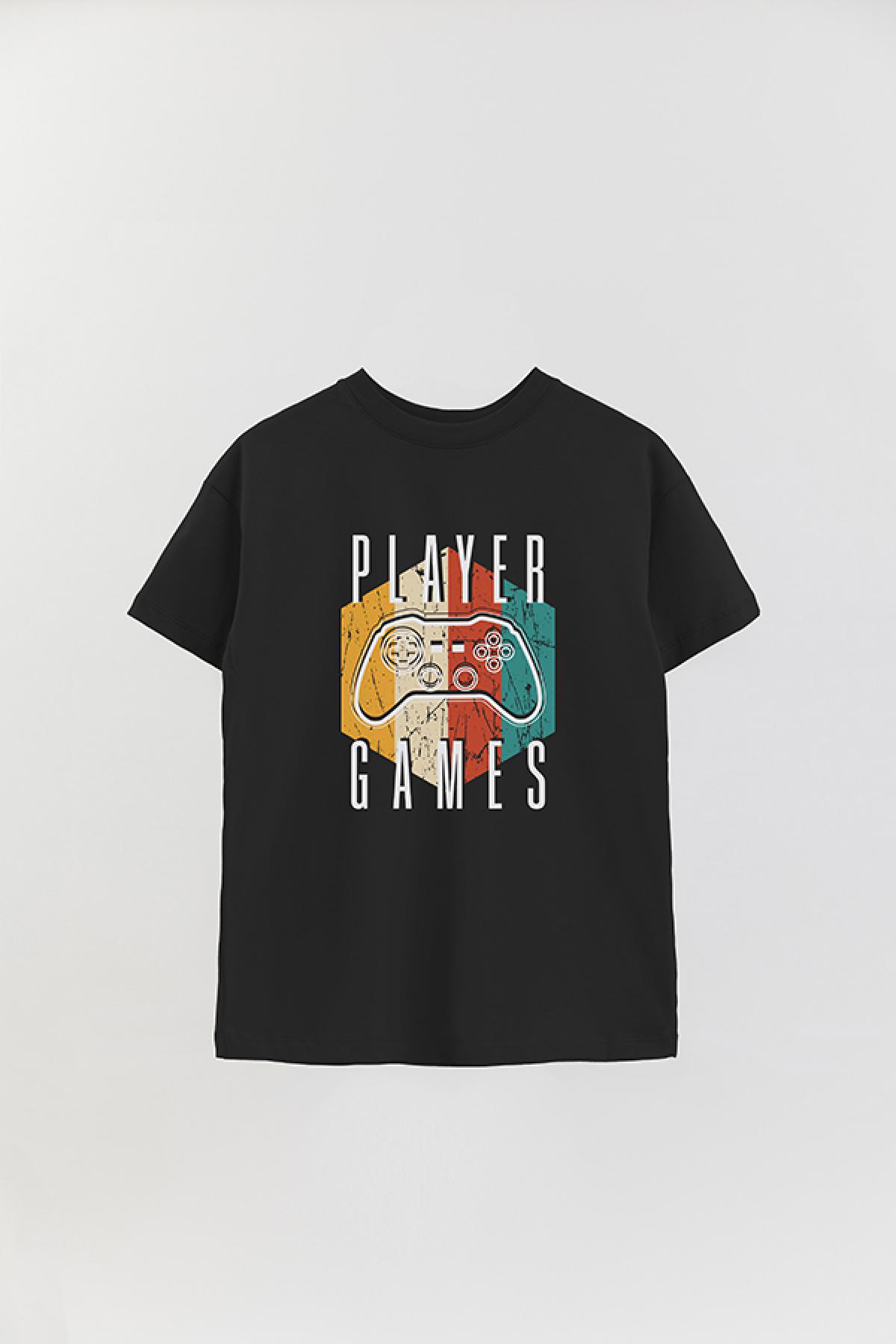 REMERA OVER ESTAMPADA GM REAL GAMES